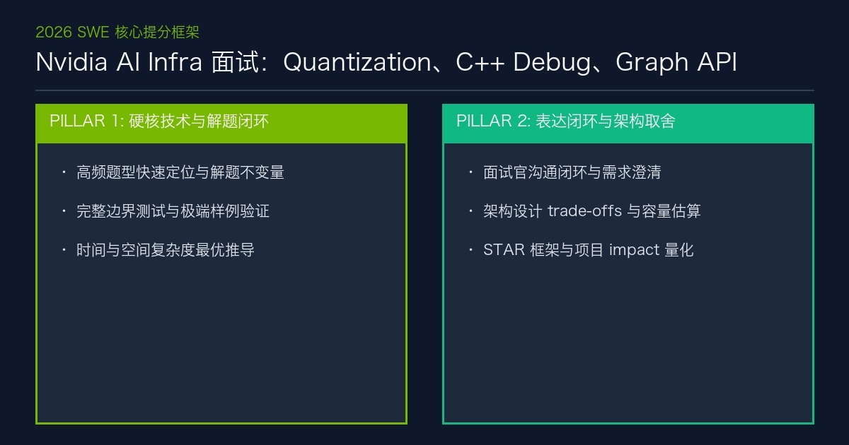 Nvidia AI Infra 面试:Quantization、C++ Debug、Graph API 备考指南与高频考点分析