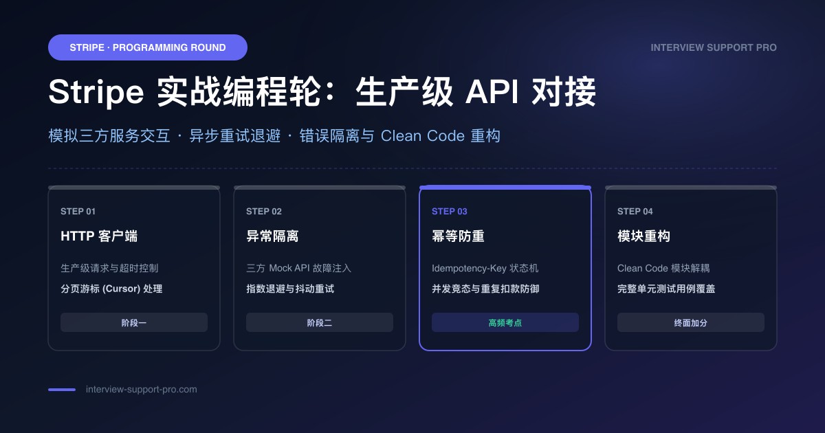 Stripe Programming 面试：业务规则题怎么准备 备考指南与高频考点分析
