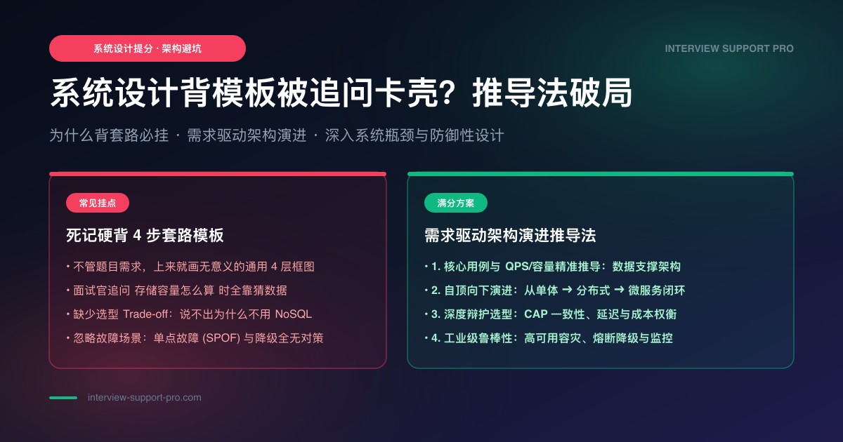 SWE System Design 只会背模板怎么办 备考指南与高频考点分析