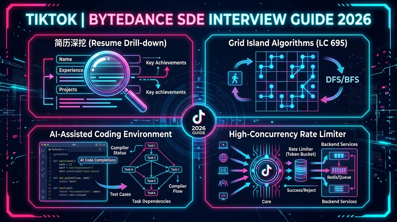TikTok / ByteDance SDE 面试全攻略与 4 大阶段拆解